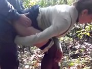 Puttana - Puttana ucraina viene scopata da un cliente nel bosco