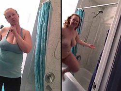 voyeur - Filmo la moglie di un amico nel mio bagno